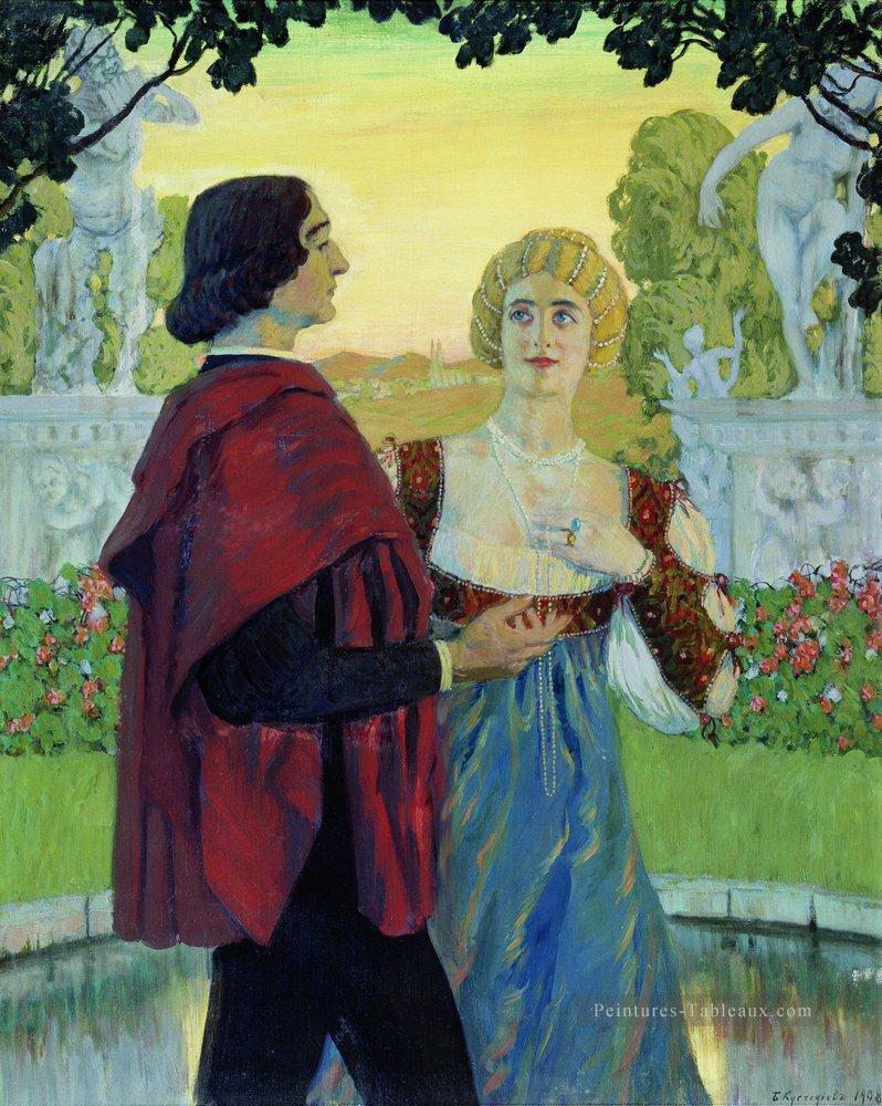 poésie 1902 Boris Mikhailovich Kustodiev Peintures à l'huile
